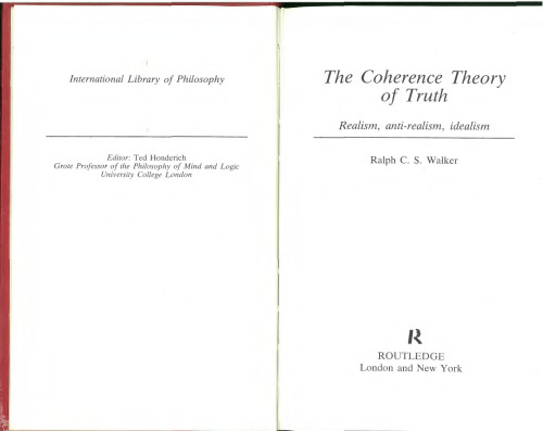 The Coherence Theory of Truth
