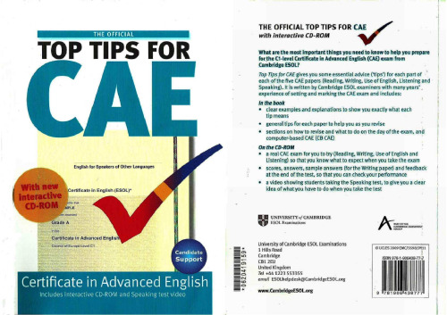 The Official Top Tips for Cae Paperback