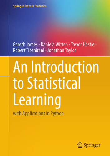 An Introduction to Statistical Learning: with Applications in Python (Springer Texts in Statistics)