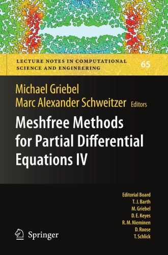 Meshfree Methods for Partial Differential Equations IV (Lecture Notes in Computational Science and Engineering, 65)