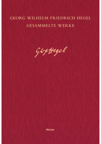 Vorlesungen über die Philosophie des subjektiven Geistes: Teilband 3. Anhang (Hegel, G.W.F. | Gesammelte Werke)