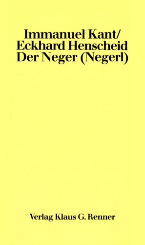 Der Neger (Negerl)