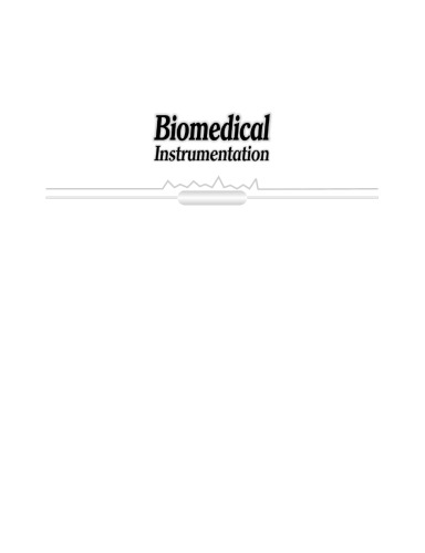 HANDBOOK OF BIOMEDICAL INSTRUMENTATION