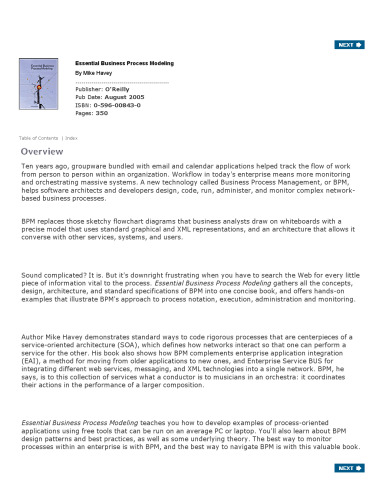 Essential Business Process Modeling