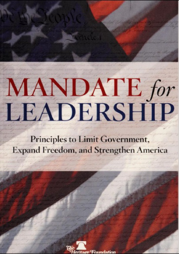 Project 2025; Mandate For Leadership