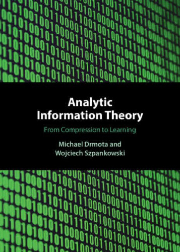 Analytic Information Theory: From Compression to Learning