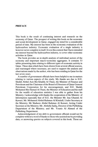 Economic and Social Development in Qatar