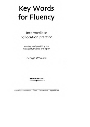 Key words for fluency intermediate collocation practice learning and practising the most useful words of English