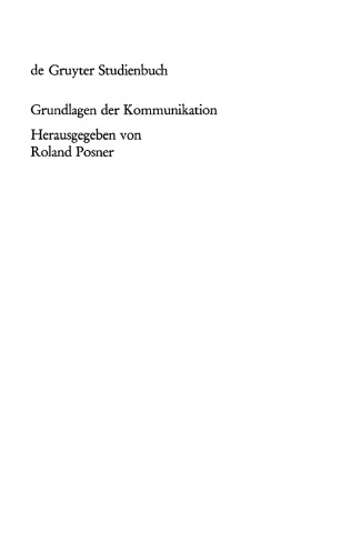 Konventionen: Eine sprachphilosophische Abhandlung