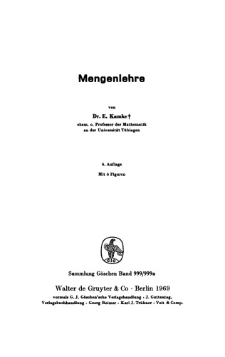 Mengenlehre