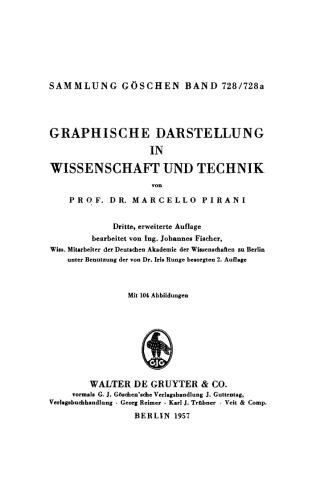 Graphische Darstellung in Wissenschaft und Technik