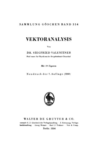 Vektor analysis