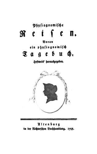 Physiognomische Reisen: Heft 1-4