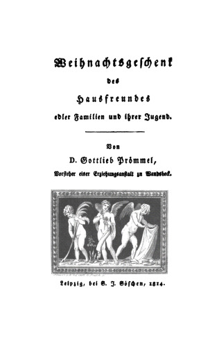 Weihnachtsgeschenk des Hausfreundes edler Familien und ihrer Jugend