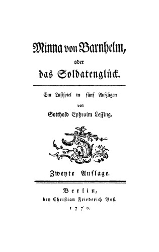 Minna von Barnhelm oder das Soldatenglück