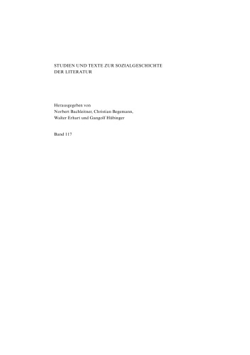 Medizinische Schreibweisen: Ausdifferenzierung und Transfer zwischen Medizin und Literatur (1600–1900)