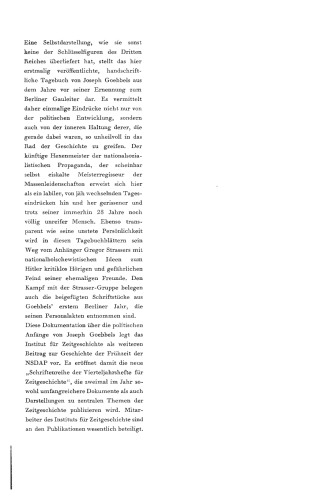 Das Tagebuch von Joseph Goebbels 1925-1926