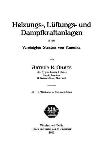 Heizungs-, Lüftungs- und Dampfkraftanlagen in den Vereinigten Staaten von Amerika