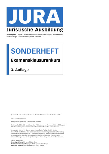 Examensklausurenkurs