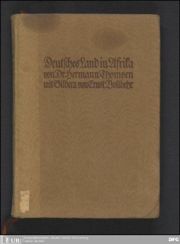 Deutsches Land in Afrika